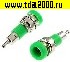 Разъём Z010 4mm panel jack GREEN