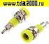 Разъём Z010 4mm panel jack YELLOW