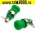 Разъём Z016 4mm panel jack GREEN