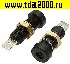 Разъём Z032 4mm Socket BLACK
