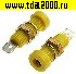 Разъём Z032 4mm Socket YELLOW