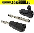 Разъём Z040 4mm Stackable Plug BLACK