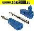 Разъём Z040 4mm Stackable Plug BLUE