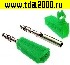 Разъём Z040 4mm Stackable Plug GREEN