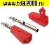 Разъём Z040 4mm Stackable Plug RED