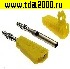 Разъём Z040 4mm Stackable Plug YELLOW