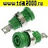 Разъём Z013 4mm panel jack GREEN