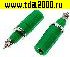 Разъём Z019 4mm Binding Post GREEN