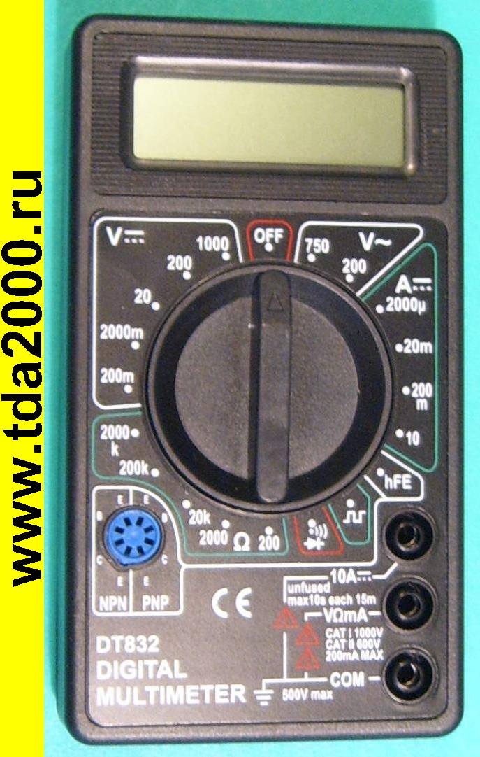 мультиметр Мультиметр DT832 (=DT830 D)