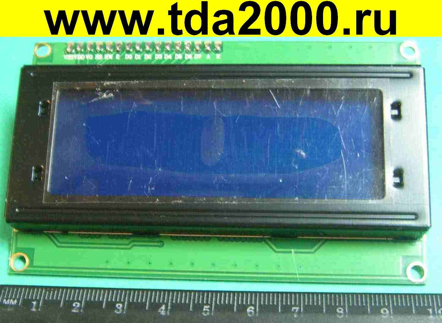 дисплей, матрица Дисплей 2004A LCD 5V blue с драйвером