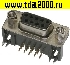Разъём D-sub Разъём D-sub-09 гнездо на плату DRB-09FA