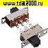 Переключатели движковый Переключатель KBB40-2P2W on-on флажковый движковый