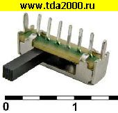 Переключатели движковый Переключатель SK 1P4T движковый