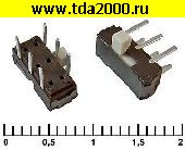 Переключатели движковый Переключатель SK03 движковый